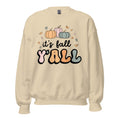 Load image into Gallery viewer, 'It's Fall Y'all' teacher sweatshirt in white, green, pink and tan