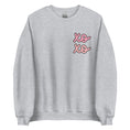 Load image into Gallery viewer, Pink XO Hugs and Kisses Valentine's Day Teacher Sweatshirt | black, white, pink and grey