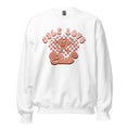 Load image into Gallery viewer, Self Love Club on checkerboard neutral sweatshirt | tan or white