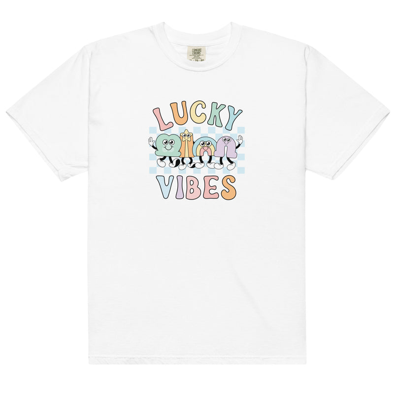 Lucky Vibes Character Teacher T-Shirt | St. Patrick's Day