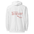 Load image into Gallery viewer, You are enough with uplifting message on back | Hooded Sweatshirt