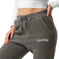 Load image into Gallery viewer, Teacher embroidered sweatpants