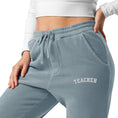 Load image into Gallery viewer, Teacher embroidered sweatpants