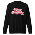 Load image into Gallery viewer, Merry Everything Sweatshirt | Holiday Teacher Sweatshirt | Black or White | Schoolgirl Style
