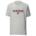 Load image into Gallery viewer, School Colors 'Teacher' T-Shirt in Maroon Glitter | School Spirit