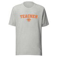 Load image into Gallery viewer, School Colors 'Teacher' T-Shirt in Orange Glitter | School Spirit