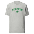 Load image into Gallery viewer, School Colors 'Teacher' T-Shirt in Green Glitter | School Spirit