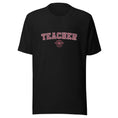 Load image into Gallery viewer, School Colors 'Teacher' T-Shirt in Maroon Glitter | School Spirit