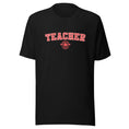 Load image into Gallery viewer, School Colors 'Teacher' T-Shirt in Red Glitter | School Spirit