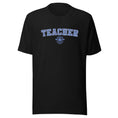 Load image into Gallery viewer, School Colors 'Teacher' T-Shirt in Royal Blue Glitter | School Spirit