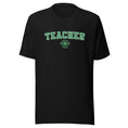 Load image into Gallery viewer, School Colors 'Teacher' T-Shirt in Green Glitter | School Spirit