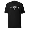 Load image into Gallery viewer, School Colors 'Teacher' T-Shirt in Silver Glitter | School Spirit