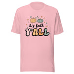 'It's Fall Y'all' Teacher T-Shirt | Comes in pink, green, white and tan