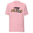 Load image into Gallery viewer, Cozy Season Teacher T-Shirt | Available in white, pink, green and tan