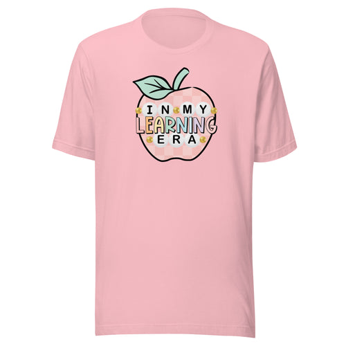 In my learning era | pink apple + friendship beads | 2 colors