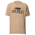 Load image into Gallery viewer, Cozy Season Teacher T-Shirt | Available in white, pink, green and tan