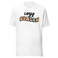 Load image into Gallery viewer, Cozy Season Teacher T-Shirt | Available in white, pink, green and tan