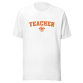 Load image into Gallery viewer, School Colors 'Teacher' T-Shirt in Orange Glitter | School Spirit