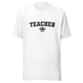 Load image into Gallery viewer, School Colors 'Teacher' T-Shirt in Black Glitter | School Spirit
