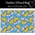 Load image into Gallery viewer, Number 2 Pencil Classroom Rug by Schoolgirl Style