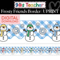 Load image into Gallery viewer, Printable Retro Frosty Friends Border | 90s Teacher