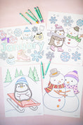 Load image into Gallery viewer, Free Printable January Coloring Pages Pack 2