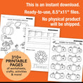 Load image into Gallery viewer, Printable Kindergarten October Thematic Unit Bundle