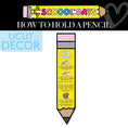 Load image into Gallery viewer, How To Hold A Pencil Statement Piece