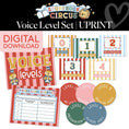 Load image into Gallery viewer, Printable Vintage Voice Level Set | Storybook Circus