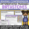 Birthstones Reading Comprehension Passages and Questions Leveled Close Reading