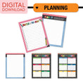 Load image into Gallery viewer, Printable Teacher Planner | 90s Teacher