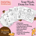Load image into Gallery viewer, Printable Kindergarten November Week 3 Resources