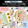 Load image into Gallery viewer, Printable Preschool October Thematic Unit Bundle