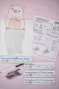 Load image into Gallery viewer, Printable February Groundhog Shadow Writing Craftivity