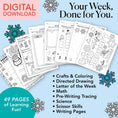 Load image into Gallery viewer, Printable Preschool January Week 1 Resources
