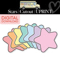 Load image into Gallery viewer, Printable Stars Cutouts | A Year In Pastel