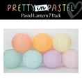 Load image into Gallery viewer, Pastel Lantern 7 Pack | Pretty in Pastel