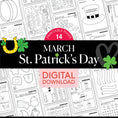 Load image into Gallery viewer, Printable March St. Patrick's Day Activity Pack