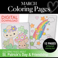 Load image into Gallery viewer, Free Printable March Coloring Pages Pack 2