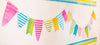 Pennant Banner Flamingo Watercolor by UPRINT