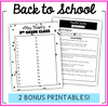 Back to School Printable Activities | Printable Classroom Resource | Mrs. Munch's Munchkins