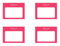 Load image into Gallery viewer, 4 inch Fancy and Solid Neon Labels | Neon Pop | UPRINT | Schoolgirl Style