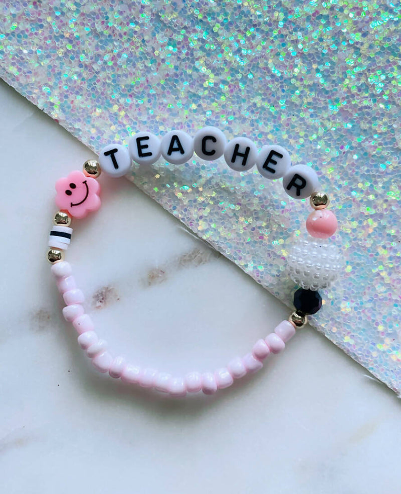 Valentine's Day Teacher | Bracelet | Sprinkles and Beads | Hey, TEACH!