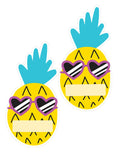 Load image into Gallery viewer, Editable Name Tag Cutouts | Neon Pop - Pineapple | UPRINT | Schoolgirl Style