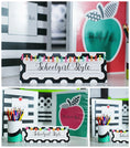 Load image into Gallery viewer, "Black, White & Stylish Brights" | Printable Classroom Decor Bundle | Printable Classroom Decor | Teacher Classroom Decor | Schoolgirl Style
