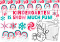 Load image into Gallery viewer, kindergarten is snow much fun