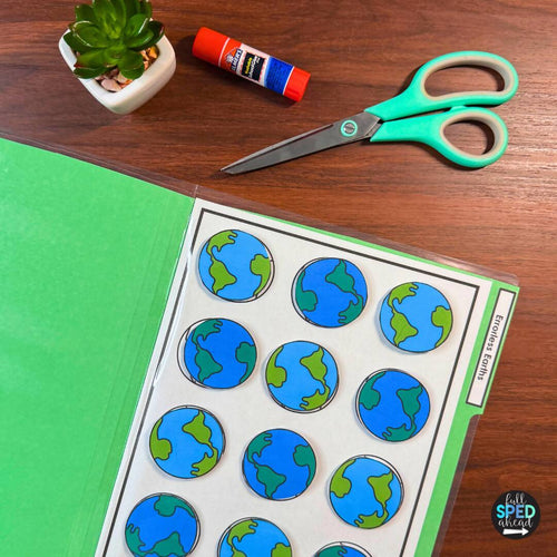 Earth Day Errorless File Folder Games Autism Centers Special Education