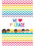 Load image into Gallery viewer, We HEART Posters | Rainbow Classroom Decor | Just Teach | UPRINT | Schoolgirl Style