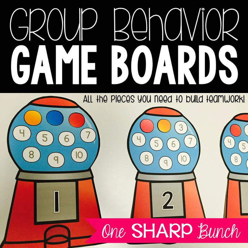 Group Behavior Management Game Boards - Classroom Management