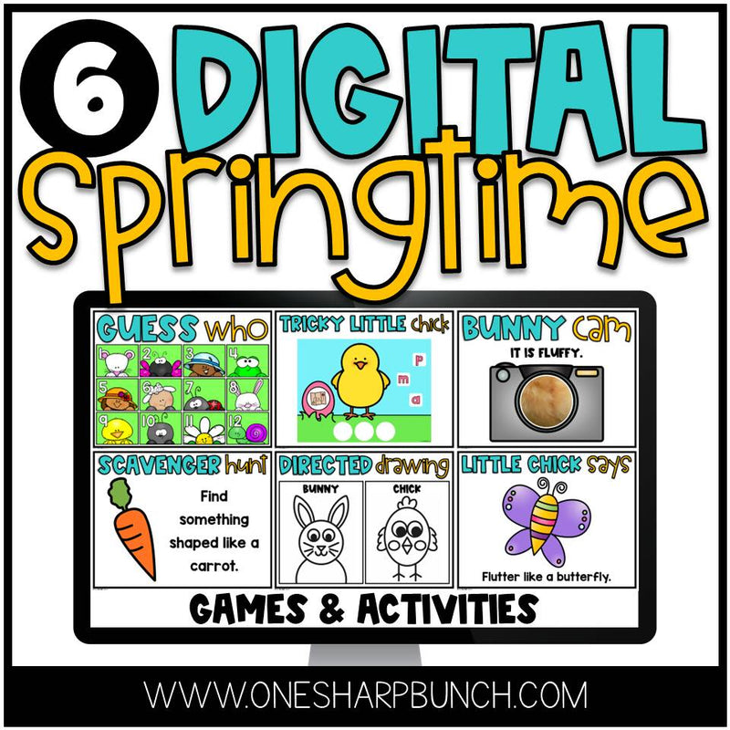 Digital Easter Games | Digital Spring Games | Digital Easter for Google Slides